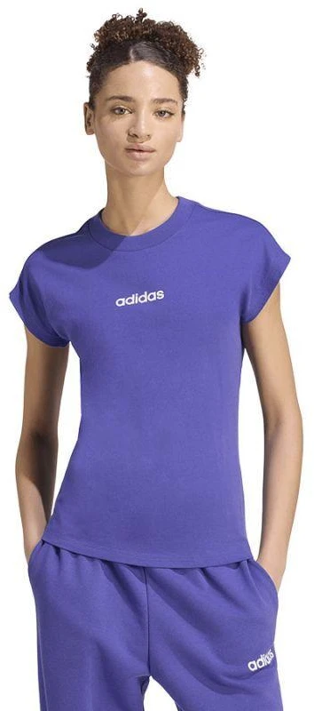 Moteriški marškinėliai adidas W Essentials Linear KF8375