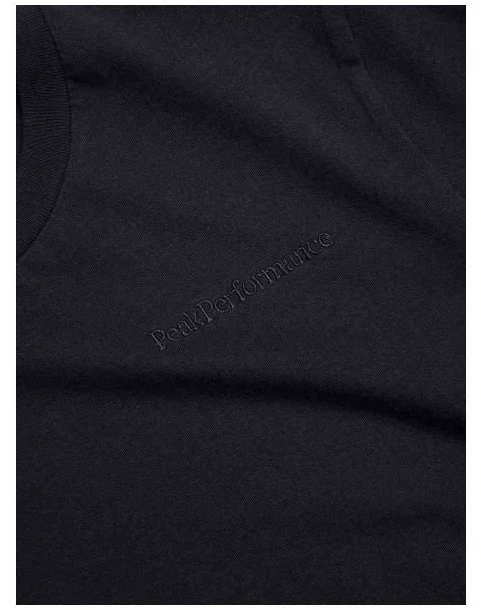 Moteriški marškinėliai Peak Performance Original Small Logo Tee, juodi