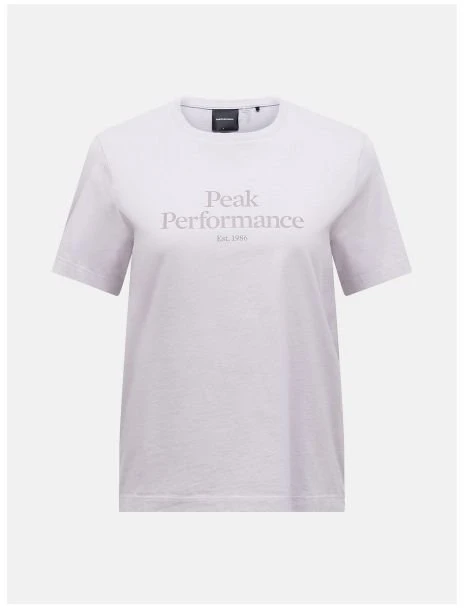 Moteriški marškinėliai Peak Performance Original, 150 g/m², pilki