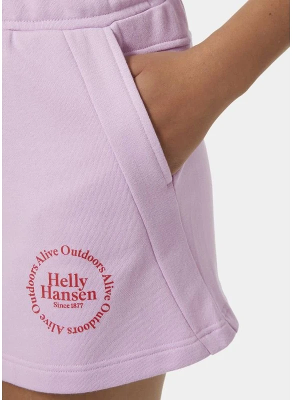 Moteriški medvilniniai šortai Helly Hansen Core, rožiniai