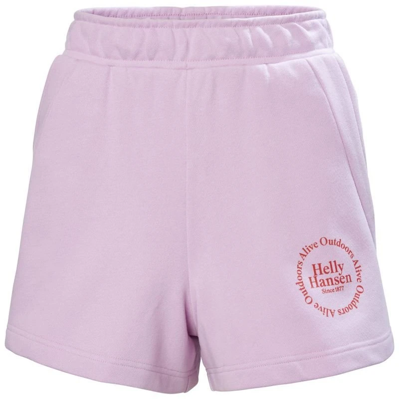 Moteriški medvilniniai šortai Helly Hansen Core, rožiniai