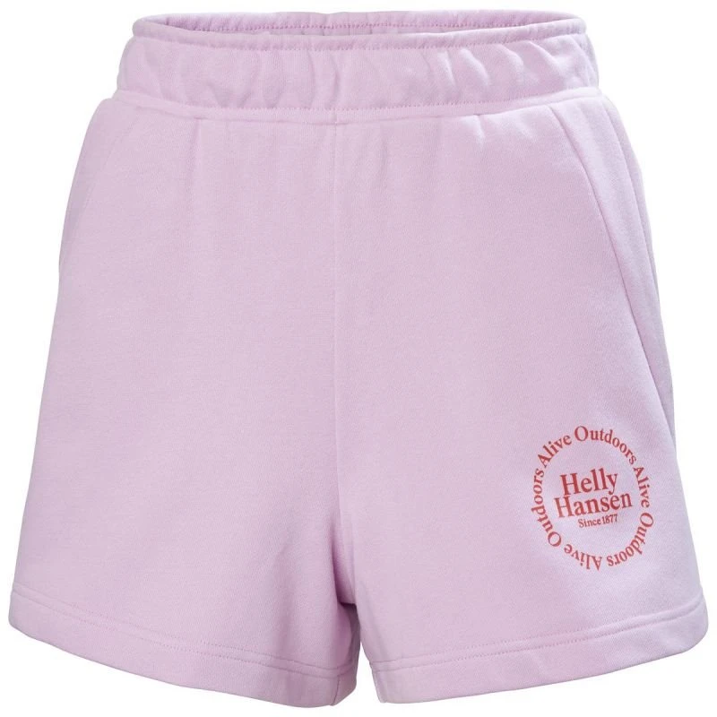 Moteriški medvilniniai šortai Helly Hansen Core, rožiniai