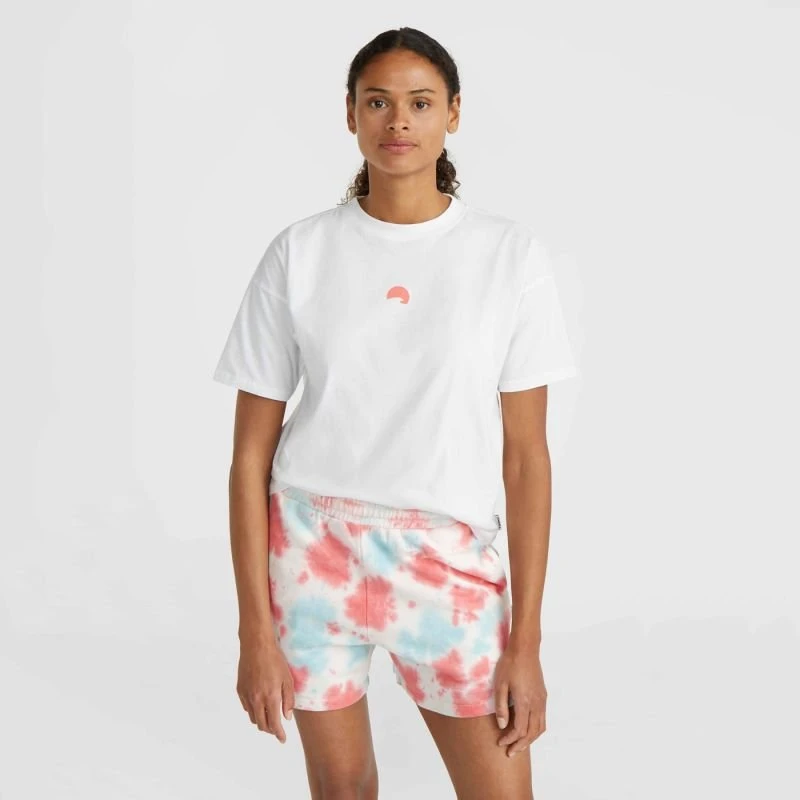 Moteriški medvilniniai šortai O'Neill Wow Sweat Shorts, rožiniai