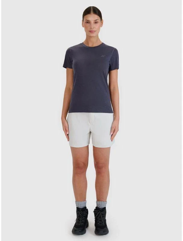 Moteriški "Merino Wool" žygio marškinėliai 4F 4FWSS25TFTSF1269-22S