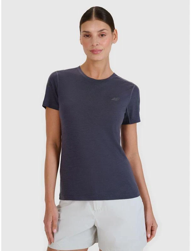 Moteriški "Merino Wool" žygio marškinėliai 4F 4FWSS25TFTSF1269-22S