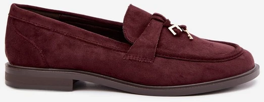 Moteriški mokasinai bordo spalvos