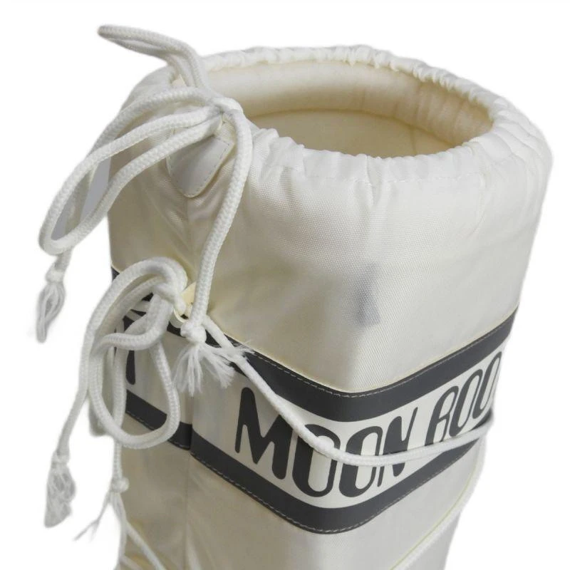 Moteriški Moon Boot MB Icon Nylon balti žiemos sniego batai - 80D1400440-A001