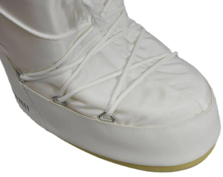 Moteriški Moon Boot MB Icon Nylon balti žiemos sniego batai - 80D1400440-A001