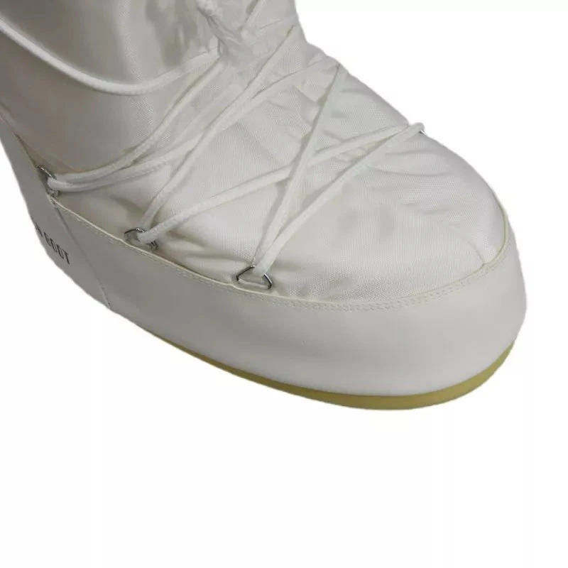 Moteriški Moon Boot MB Icon Nylon balti žiemos sniego batai - 80D1400440-A001