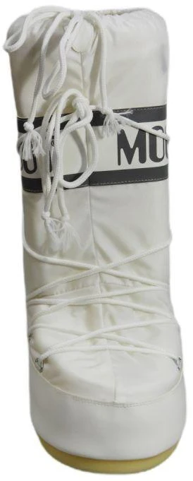Moteriški Moon Boot MB Icon Nylon balti žiemos sniego batai - 80D1400440-A001