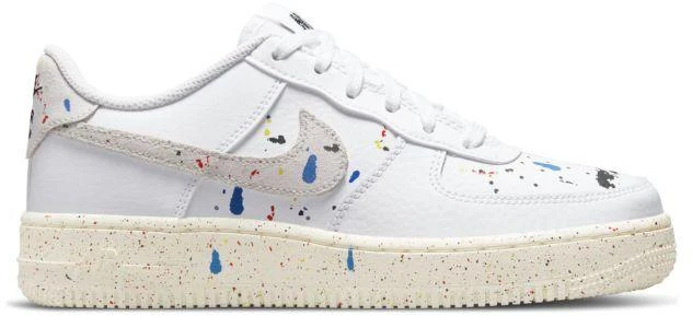 Moteriški Nike Air Force 1 LOW LV8 3 GS balti sportbačiai - DJ2598-100