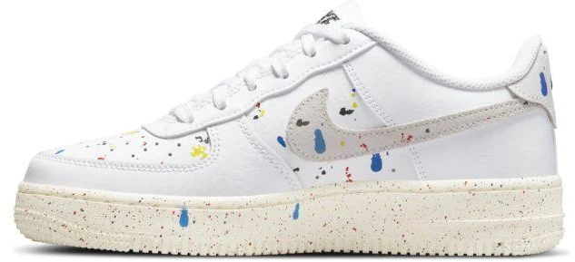 Moteriški Nike Air Force 1 LOW LV8 3 GS balti sportbačiai - DJ2598-100