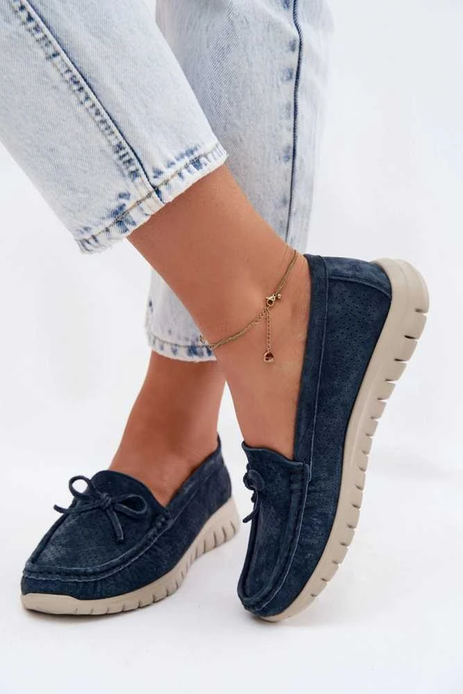 Moteriški nubukiniai mokasinai Vinceza Step in Style