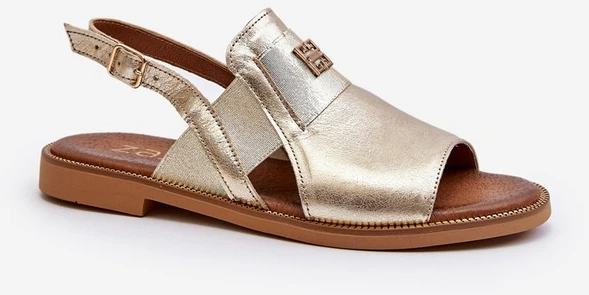 Moteriški odiniai sandalai Gold