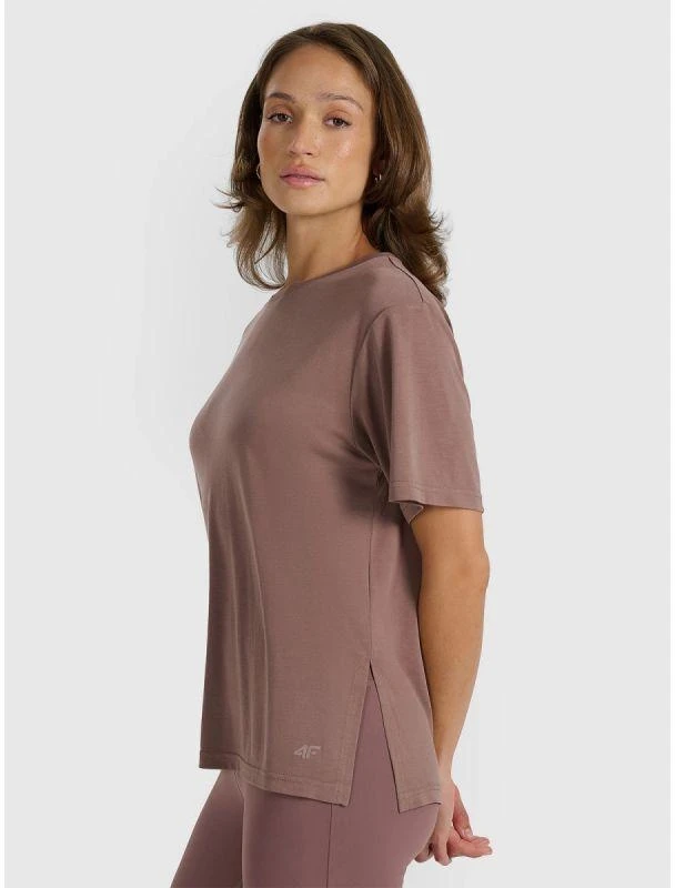 Moteriški oversize marškinėliai su modalu 4F 4FRAW25TTSHF3408-82S