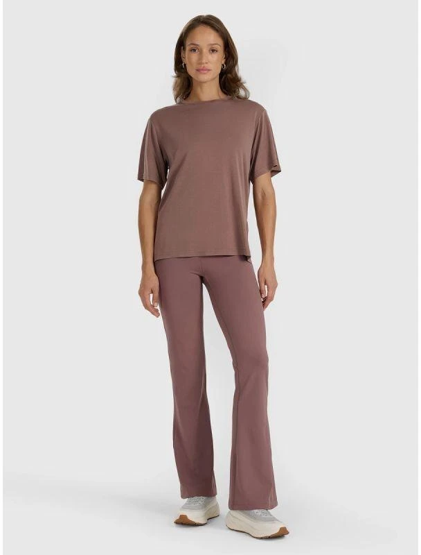 Moteriški oversize marškinėliai su modalu 4F 4FRAW25TTSHF3408-82S