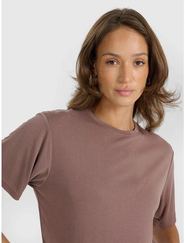 Moteriški oversize marškinėliai su modalu 4F 4FRAW25TTSHF3408-82S