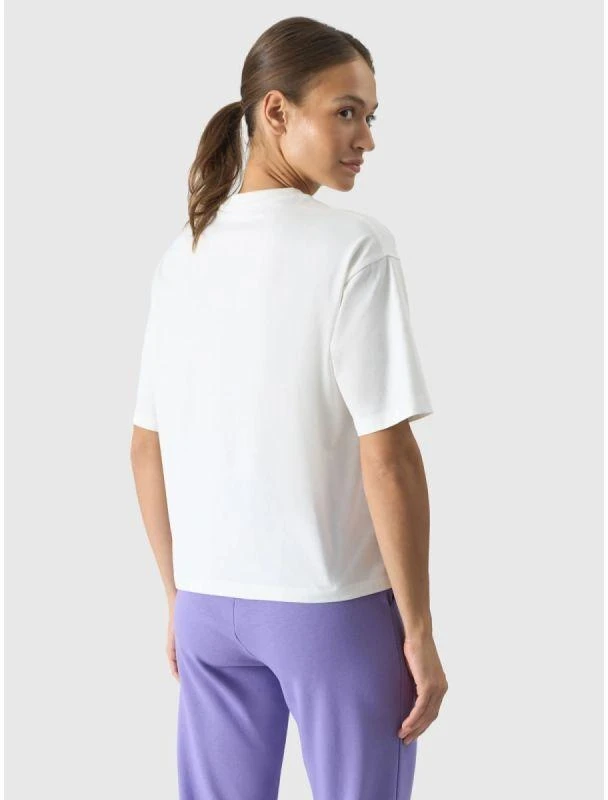 Moteriški oversize spausdinti marškinėliai 4F 4FRSS24TTSHF2089-11S