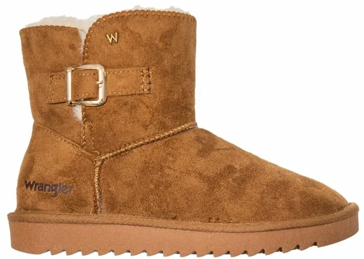 Moteriški pašiltinti sniego batai Wrangler Elsa Platform MID, juodi