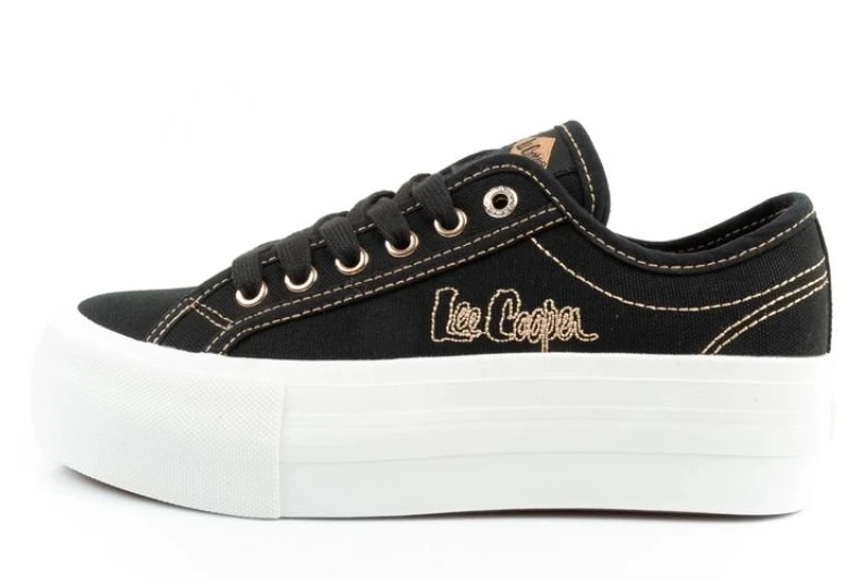 Moteriški platforminiai kedai Lee Cooper, juodi