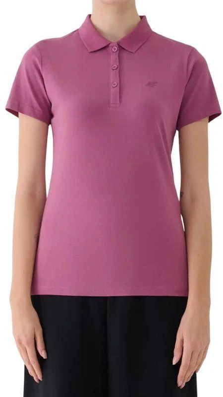 Moteriski polo marskineliai 4F F554 bordo 4FWAW25TPTSF554 60S