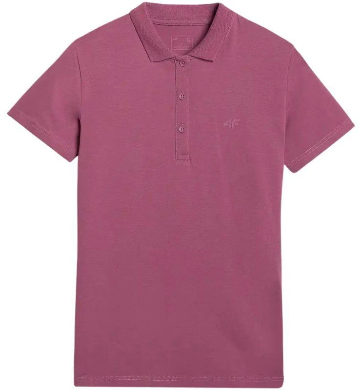 Moteriski polo marskineliai 4F F554 bordo 4FWAW25TPTSF554 60S