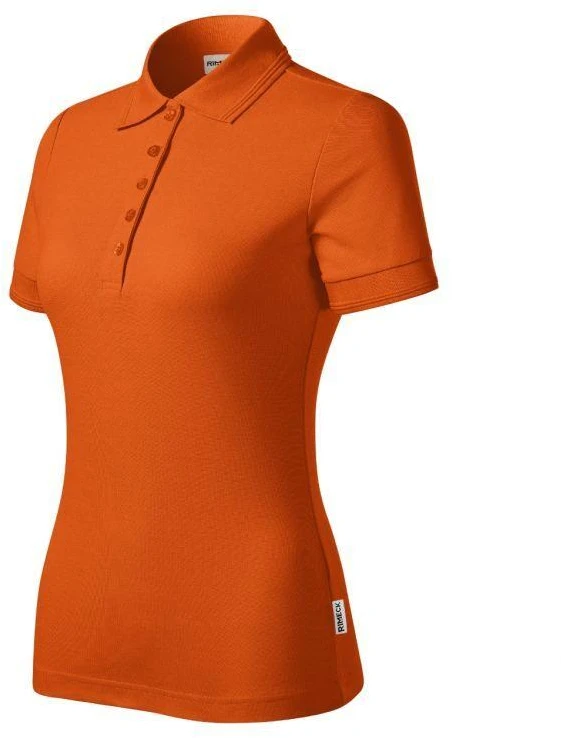 Moteriški polo marškinėliai "Reserve" (oranžiniai (prekės ženklo etiketė))