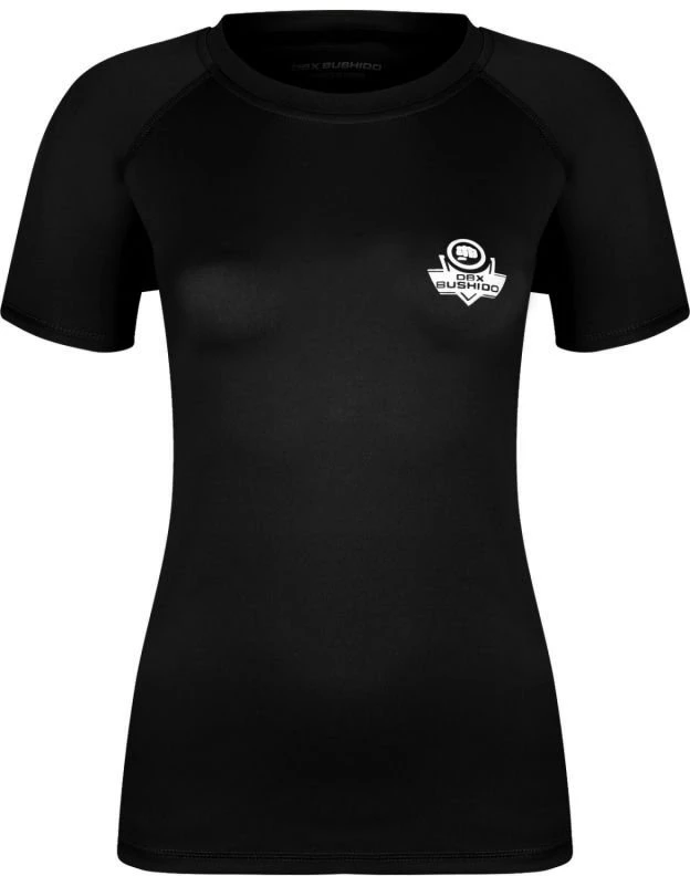 Moteriški rashguard marškinėliai COMBATWEAR, juodi