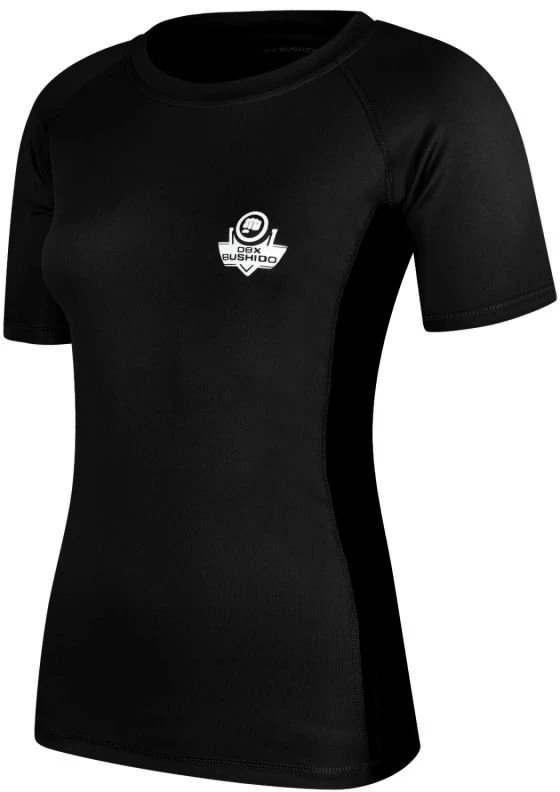 Moteriški rashguard marškinėliai COMBATWEAR, juodi