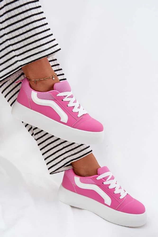 Moteriški rožiniai laisvalaikio batai su platforma Step in Style
