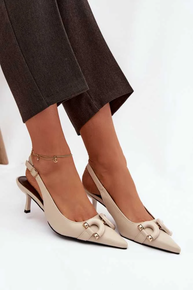 Moteriški sandalai su 6 cm kulnu Step in style