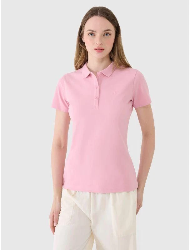 Moteriški "slim fit" polo marškinėliai 4F 4FWMM00TPTSF365-56S