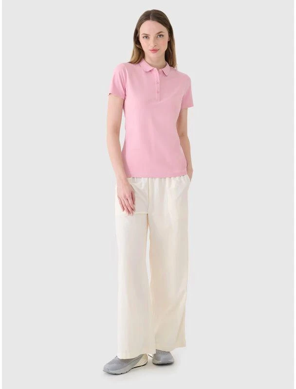 Moteriški "slim fit" polo marškinėliai 4F 4FWMM00TPTSF365-56S