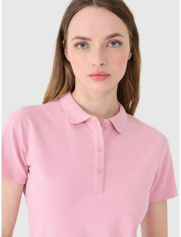 Moteriški "slim fit" polo marškinėliai 4F 4FWMM00TPTSF365-56S