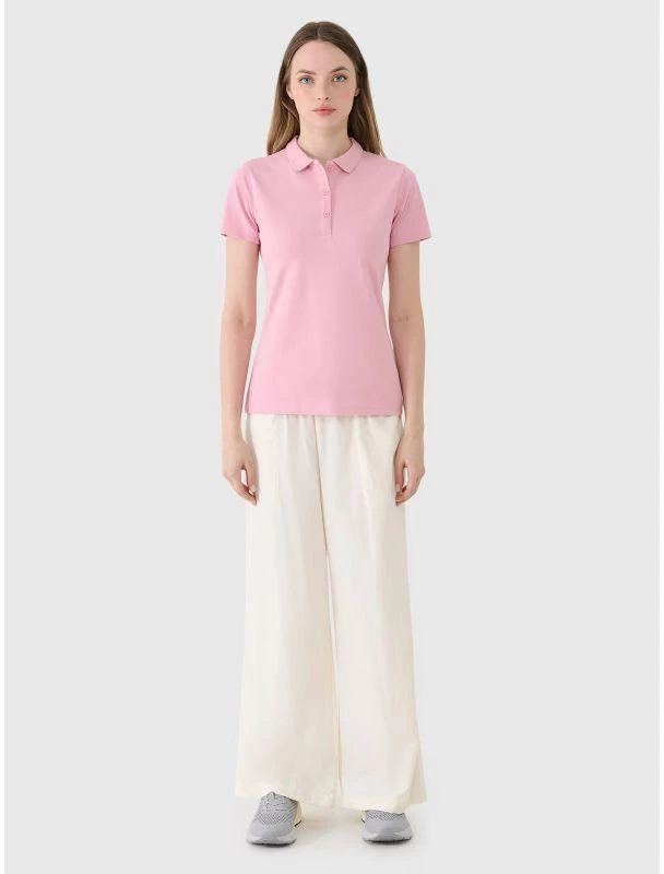 Moteriški "slim fit" polo marškinėliai 4F 4FWMM00TPTSF365-56S