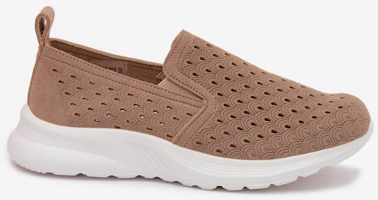 Moteriški slip-on sportbačiai Geressa, smėlio spalvos
