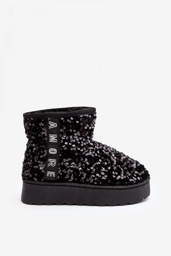 Moteriški sniego aulinukai su blizgučiais Step in style