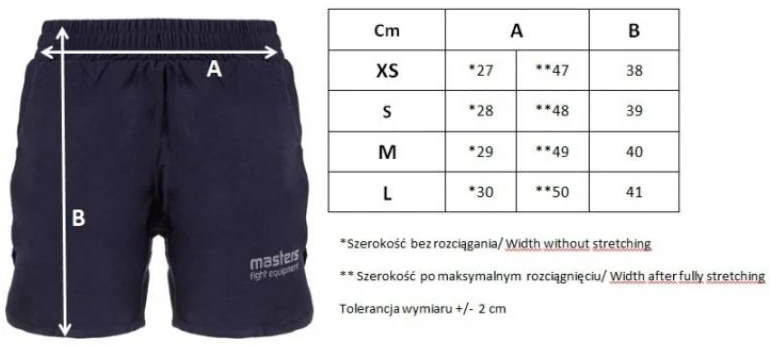 Moteriški šortai MASTERS SKW-Compression, tamsiai mėlyni