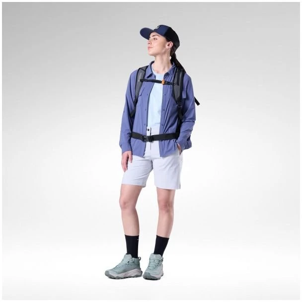 Moteriški šortai Rossignol W Stretch Chino Short 7, pilki