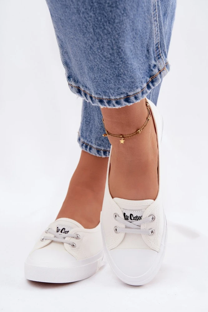Moteriški sportbačiai Lee Cooper, balti