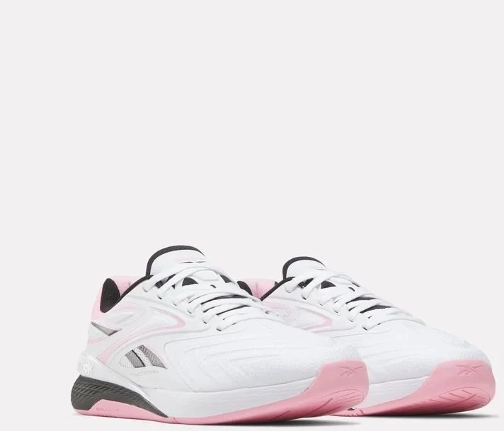 Moteriški sportbačiai Reebok NANO X5 EDGE, balti ir rožiniai