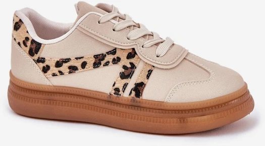 Moteriški sportbačiai su leopardo rašto detalėmis Step in style