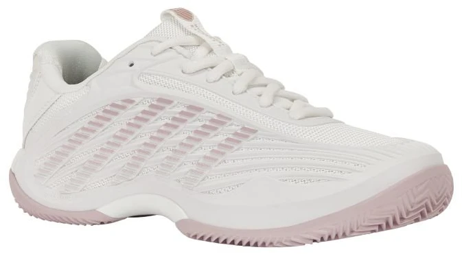 Moteriški sportiniai bateliai K-Swiss HCE 3 Clay, balti ir rožiniai