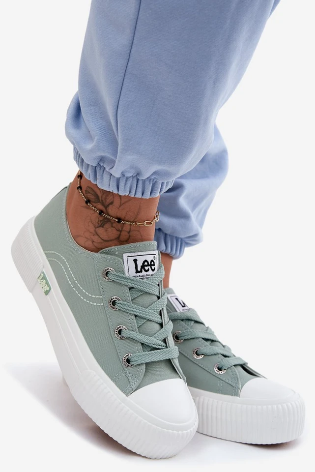 Moteriški sporto ir laisvalaikio bateliai ant platformos Lee Isla C Women Low, mėtų
