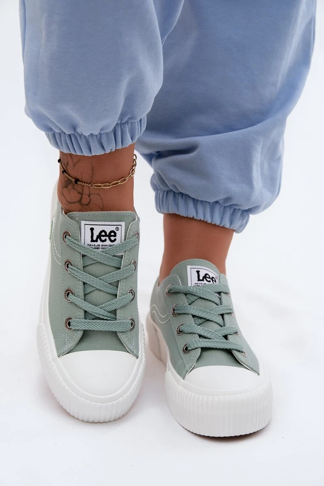Moteriški sporto ir laisvalaikio bateliai ant platformos Lee Isla C Women Low, mėtų