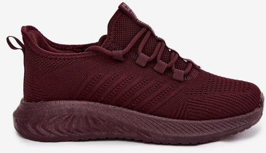 Moteriški tekstiliniai įsispiriami sportbačiai Big Star UU274053 Burgundy