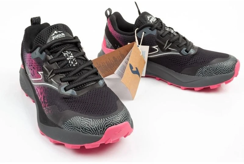 Moteriški trail bėgimo bateliai Joma Tundra Lady 26, juodi ir rožiniai
