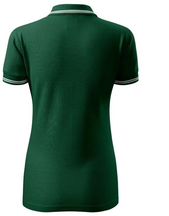 Moteriški urban polo marškiniai (tamsiai žali)