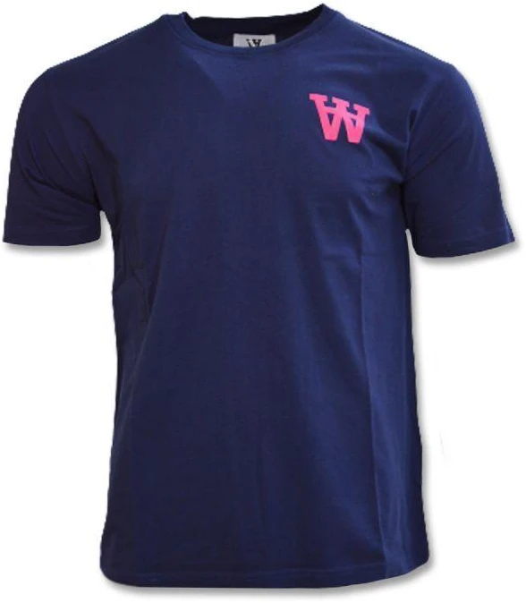 Moteriški Wood Wood Ace T-shirt tamsiai mėlynos - 10235702-2222-Navy