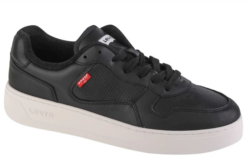 Moteriški žemo profilio sportbačiai Levi's Glide, juodi